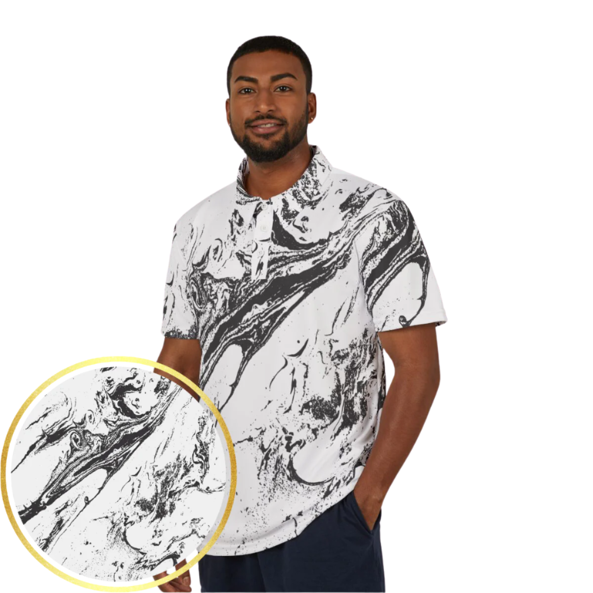 Marbleous - Unisex Course Polo
