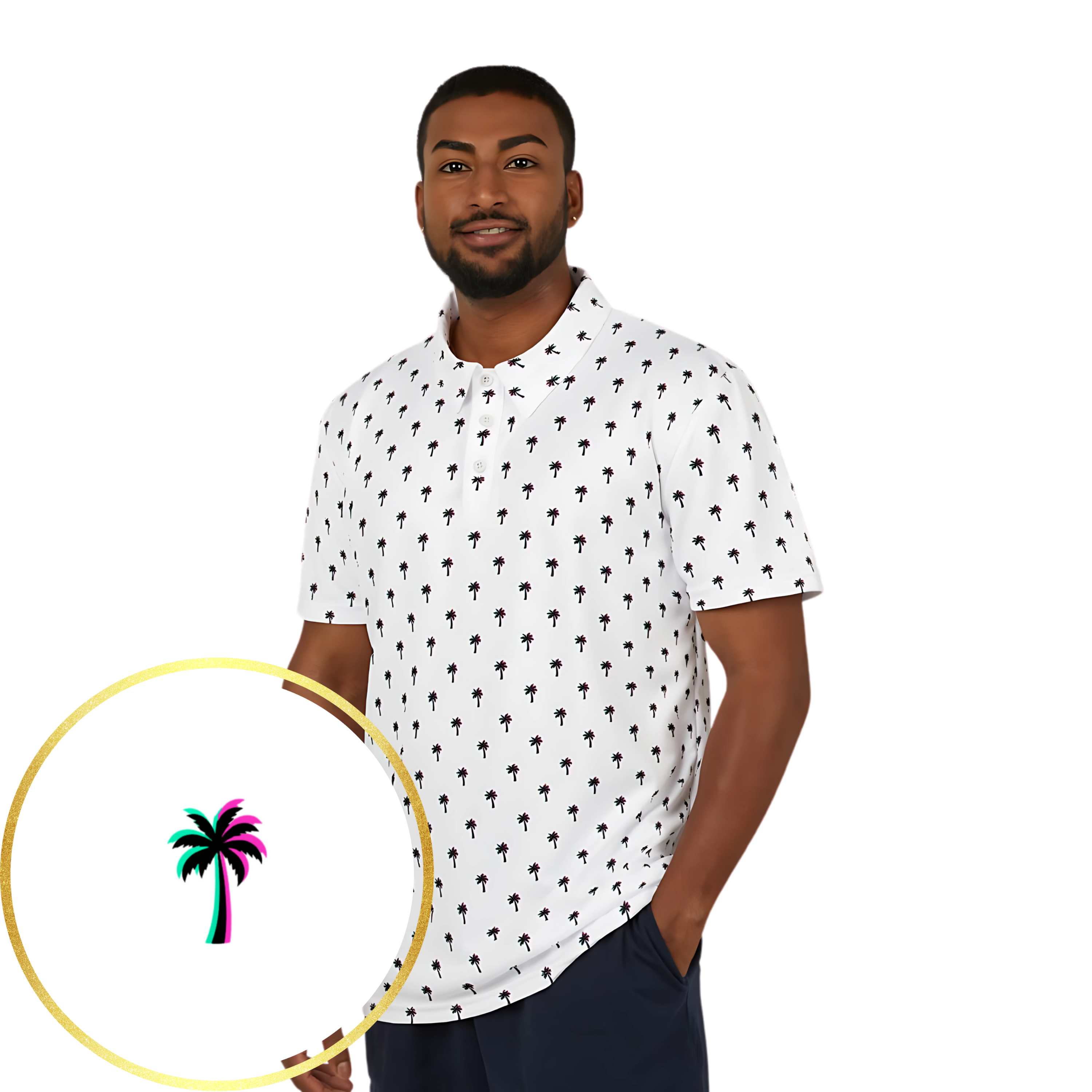 Slice of Paradise - Unisex Course Polo