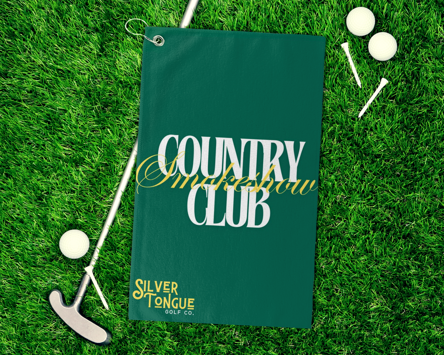 Country Club Smokeshow - Tee Time Towel
