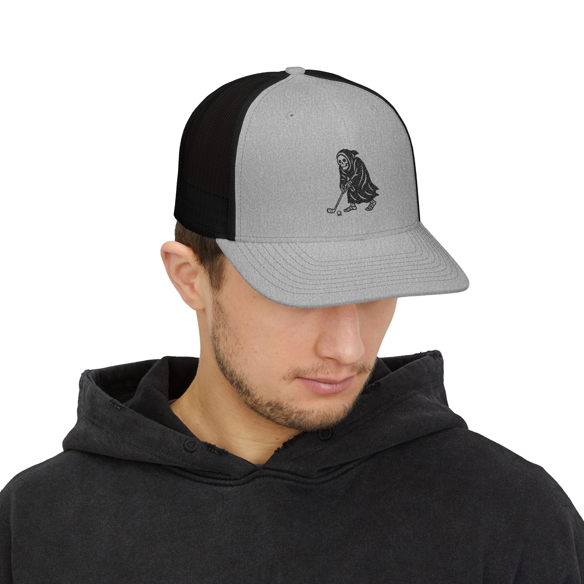 Death Comes in 3 (Putt)'s - Trucker Hat